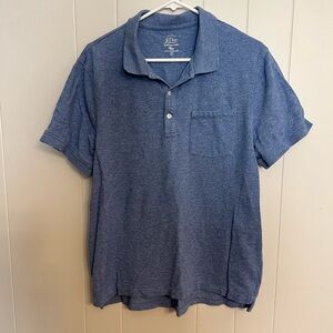 J.Crew stretch pique polo‎ size L